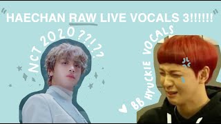 haechans RAW live VOCALS for your sAniTY [upl. by Asirrac]