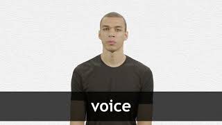 How to pronounce VOICE in American English [upl. by Kristoffer]