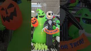 Jack Skellington amp Oogie Boogie 65ft inflatable ohinfaltables gemmy nightmarebeforechristmas [upl. by Allemahs]