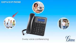 GXP1610 Small Business IP Phone from Grandstream [upl. by Salangia987]