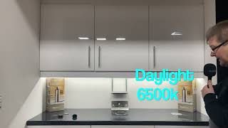 LED Lighting Colour Temperature Comparison Warm Cool Daylight 4K [upl. by Jeth]