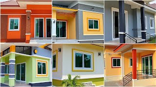 Top 400 House Painting Colours Outside 2025 Exterior Wall Paint Color Combinations amp Ideas P3 [upl. by Arrat]