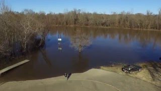 Riverside Dr Boat Launch  the Pearl River Bogalusa drone view [upl. by Rosie]