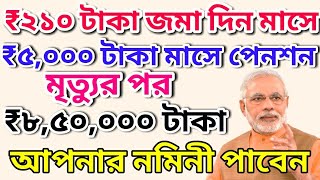 Atal Pension Yojna  for all Citizens  How to apply in West Bengal  How to Withdraw Benefit [upl. by Anaylil629]