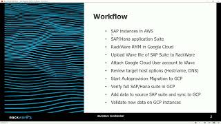 Migrate AWS workloads to GCP with RackWare [upl. by Kallista]