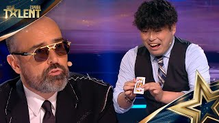 Mago con nivel de manipulación DIOS se lleva el PASE DE ORO  Semifinal 02  Got Talent España 2024 [upl. by Siblee]