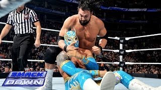 Sin Cara vs Damien Sandow SmackDown March 28 2014 [upl. by Aleda535]