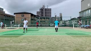 藤井寺市民総合体育大会シニア45の部 予選①🎾尾野•北野④1大釜•鈴木 202491 [upl. by Ilocin105]