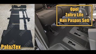 Opel Zafira Life Halı Paspas Seti [upl. by Atinahc]