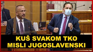 Hrvoje Zekanović žestoko izvrijeđao HDZ i SDP Rainer pobjesnio i izbacio ga iz sabornice [upl. by Parcel]