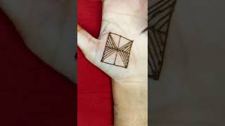 Check Box mehendi design youtubeshorts checkshorts heena ytshorts easy [upl. by Shanks]