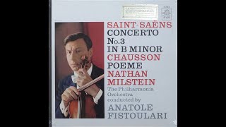 SaintSaëns Violin Concerto No 3 in B minor  Nathan Milstein Anatole Fistoulari Philharmonia [upl. by Amoihc976]