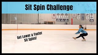 Sit Spin for Figure Skaters  Ice Skater Challenge Day 3 [upl. by Giselbert280]