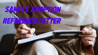 Sample Adoption Reference Letter  Adoption letter  by The Master Channel [upl. by Innej]