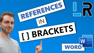 MS Word References With Square Brackets in 10 SECONDS [upl. by Sternberg641]