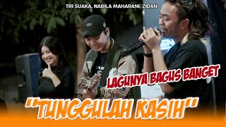 TUNGGULAH KASIH  NABILA MAHARANI FT TRI SUAKA amp ZINIDIN ZIDAN [upl. by Ayekat]