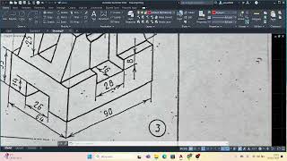 PROYECCIONES E ISOMETRICO EN AUTOCAD PARTE 1 [upl. by Tirrell]