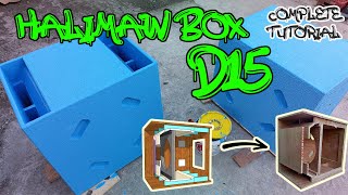 How to make Halimaw Box D15 also called Monster Box Bandpass subwoofer box designs [upl. by Ela]