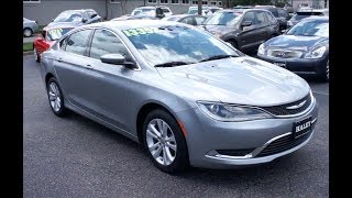 SOLD 2015 Chrysler 200 Limited Walkaround Start up Tour and Overview [upl. by Noisla]