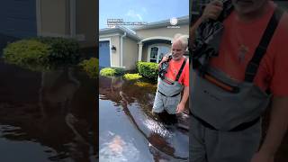 Neighborhood Underwater in Florida After Tropical Storm Debby [upl. by Madonna]