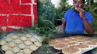 Easy way How To make Grater Cake N Gizzarda outdoor bakingamazing look [upl. by Lancaster]