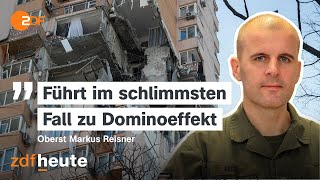 Bricht die DonbassFront zusammen Interview mit Oberst Reisner  ZDFheute live [upl. by Ana]