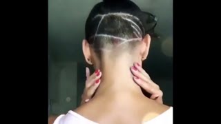 Best of Instagram ladies haircuts undercut 360 compilation part 5 [upl. by Adnawahs498]