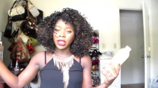 How To Jerry Curl Your Hair Using SoftSheenCarson Care Free Curl Products [upl. by Hgielsa]