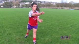 Ladies Gaelic Football Skills  The Fist Pass [upl. by Etnuahs]