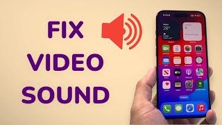 How to Fix iPhone Videos Sound Not Working [upl. by Patnode]