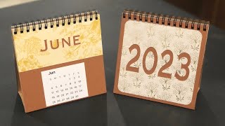 How to make a Desktop Calendar  Cricut app [upl. by Luanne20]