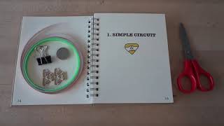 Circuit Sticker Sketchbook  Chapter 1 Simple Circuit [upl. by Ttenaej27]