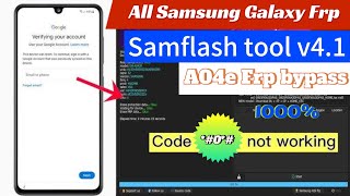 Samsung Galaxy A04e frp bypass with pc 1000 remove [upl. by Stoecker152]