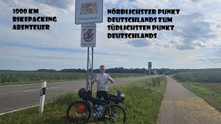 Bikepacking Abenteuer einmal quer durch Deutschland 1000 Km [upl. by Ibbed449]