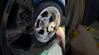 The BEST way to polish Aluminum wheels Zephyr Shorts [upl. by Cima]