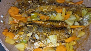 Fish Sweet And Sour Recipe  Dalagang Bukid Lapad Yellow tail [upl. by Carrie]