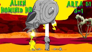 Alien Hominid HD ✜ AREA 51 31 ✜ [upl. by Yllim]