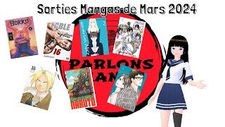 Les sorties mangas de mars 2024 [upl. by Aima]