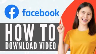 How To Download Video From Facebook  Step By Step [upl. by Nylorak289]