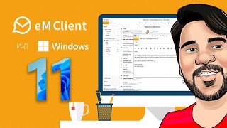 Instalando e configurando o cliente de email eM alternativa ao Outlook no Windows 11 [upl. by Homans]