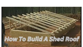 Build A SHED ROOF Step by Step Easy Tutorial [upl. by Nelyak]