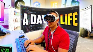 A Day in Life of a Software Engineer from Future Ft Vision Pro [upl. by Jazmin]