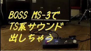 BOSS MS3の歪みを検証します！ part2 [upl. by Amiaj]