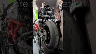 Electric Motorcycles are too quiet • Energica EGO Race Bike • EICMA [upl. by Lledyl]