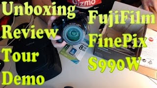 Unboxing Review And Demo  Fuji FinePix S9900W Camera [upl. by Osbert]