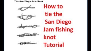 Stongest Fishing Knot How to tie the San Diego Jam fishing knot My Personal Favorite [upl. by Hassadah]