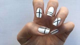 5 diseños de uñas para PRINCIPIANTES [upl. by Anaujnas]