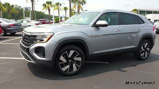 👉2024 VW Atlas Cross Sport SE WTech Volkswagen  Detailed Look [upl. by Nannah]