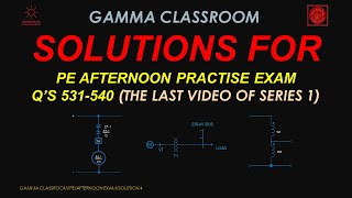 PE Exam Mock Qs Series 1 EampC Solution for PM Practice Exam Qs 531  540 Last Video of Series 1 [upl. by Acinorav669]