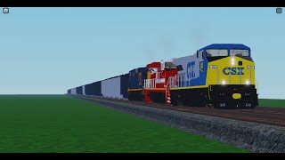 CSX 480 Leads Coal train pass Maitland Station [upl. by Maidel795]